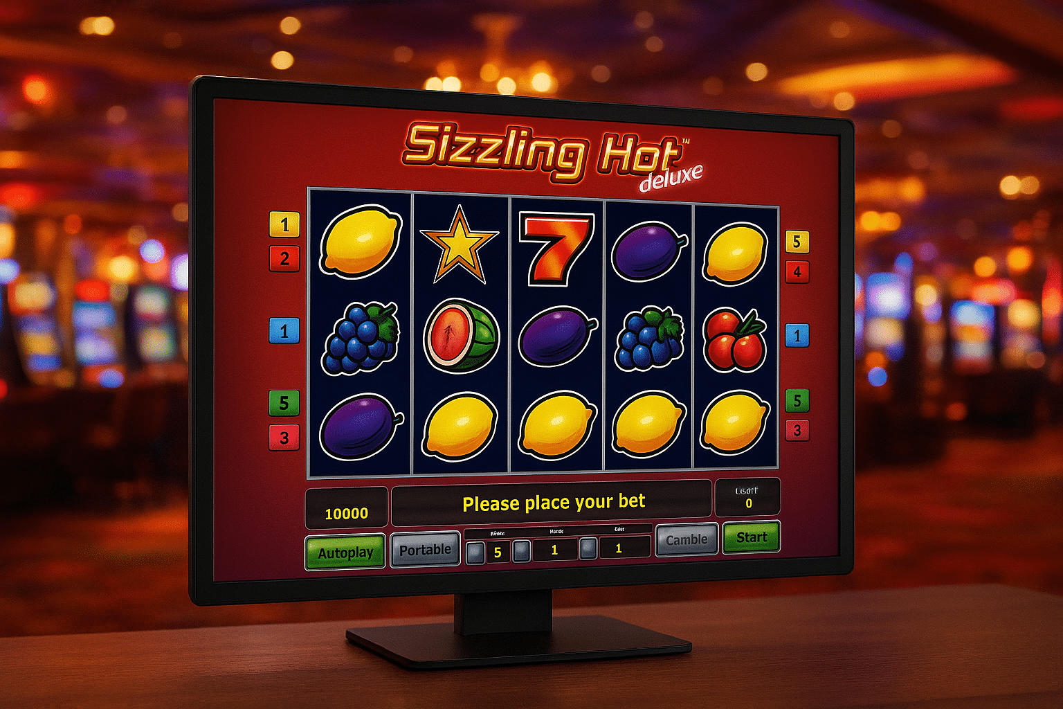 Recenzja slotu Sizzling hot Deluxe